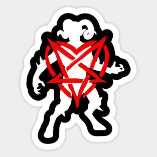 satanic symbol Sticker